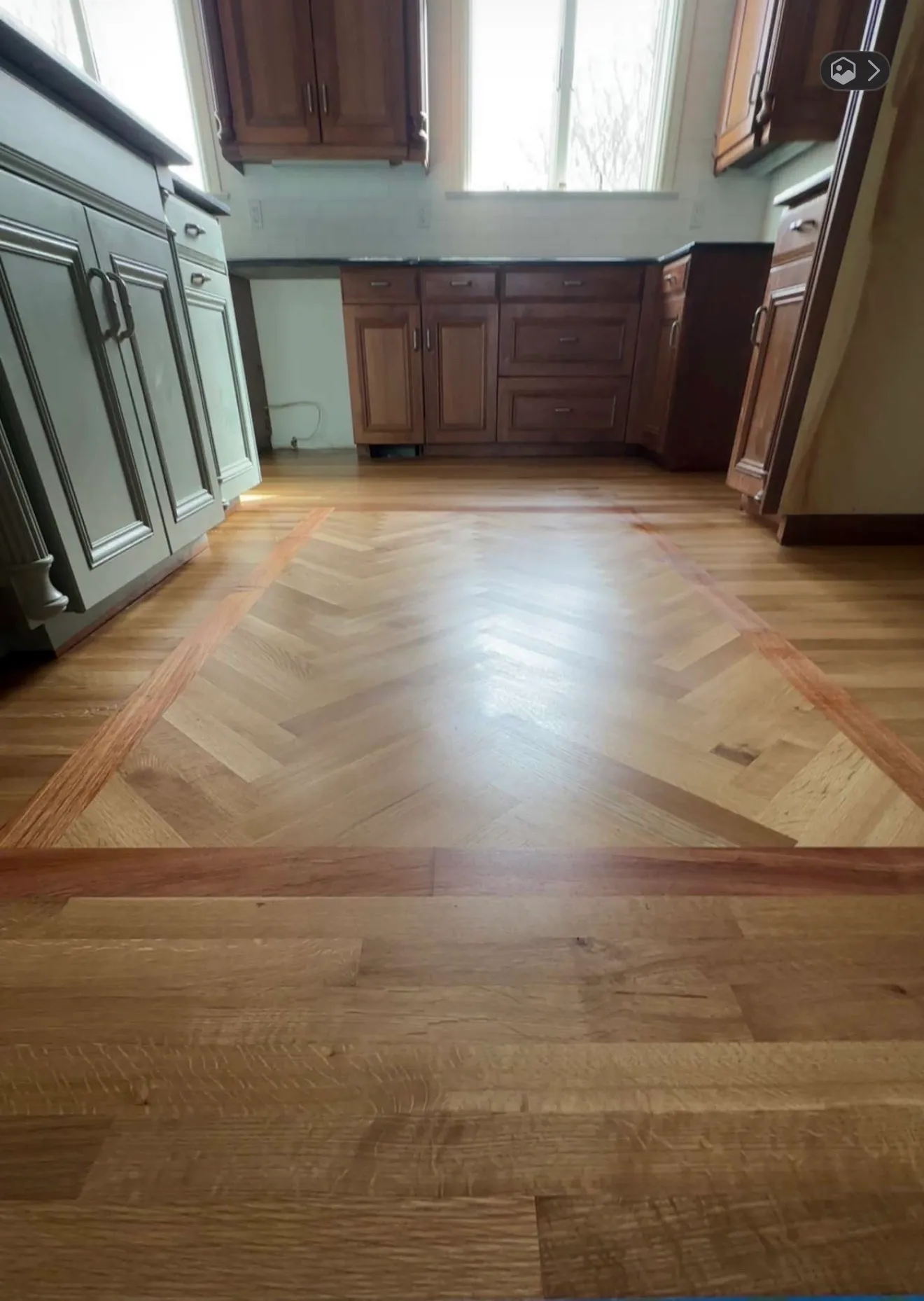 Hardwood floor project by The Flooring Company